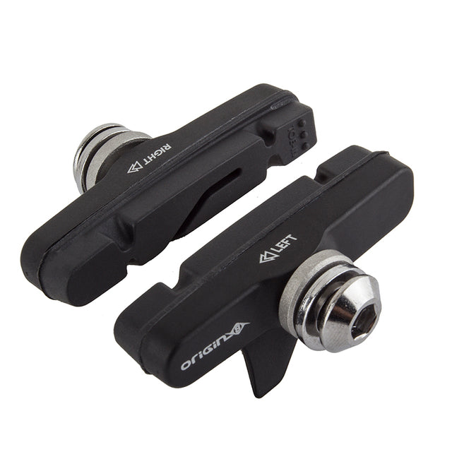 Origin8 Vise Road 1-Piece Pads Universal 55mm All-Weather Alloy+ Black