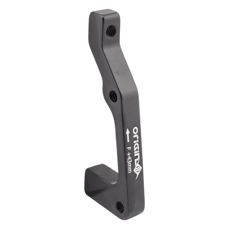Origin8 Vise IS Mount to Post Mount Disc Adapter FT 160mm to 203mm IS Mount Post Mount Black +43mm