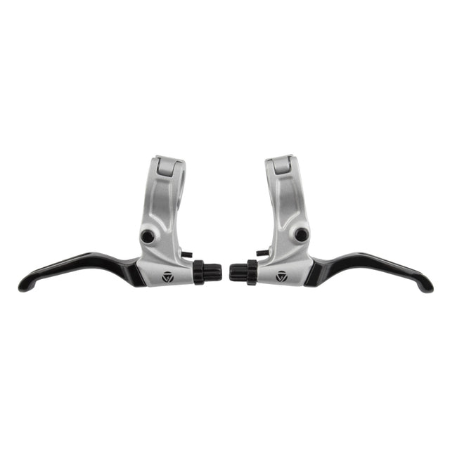 Black ops Bent Levers Silver/Black Pair