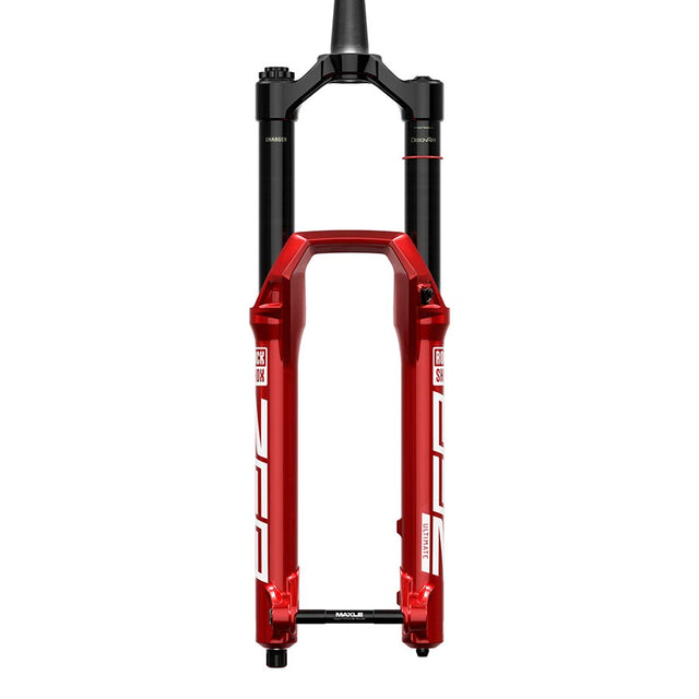RockShox ZEB Ultimate A3 Suspension Fork 27.5'' DebonAir+ W/ButterCups 190mm 1-1/8''-1.5'' 15x110mm TA Rake: 44mm Red