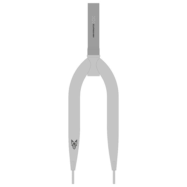 Eclat Jackal Zero Rigid Fork 20'' 1-1/8'' Rake: 0mm Clear