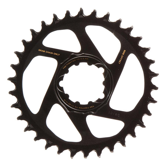 SRAM X-SYNC 2 SL 6mm Chainring Teeth: 34 Speed: 11/12 BCD: Direct Mount Single Aluminum Gold