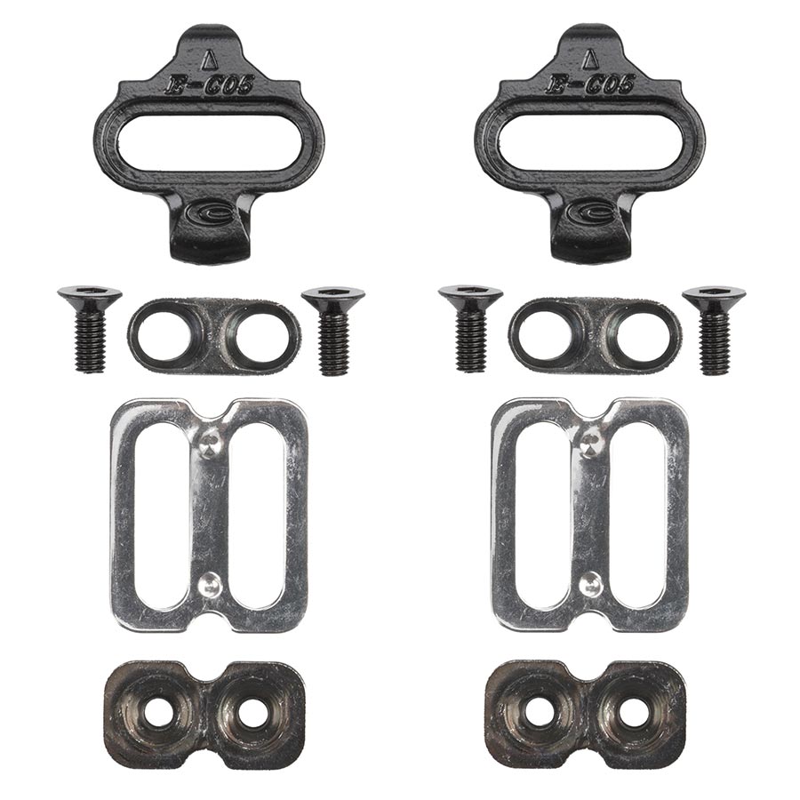 Exustar E-C05F Cleats Compatibility: SPD Float: 6° Black