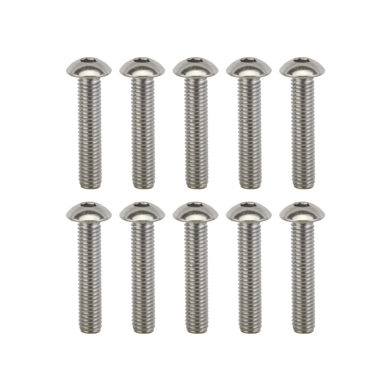 Sunlite Stainless Steel Button Head Bolts M5 x 25 Bag of 10