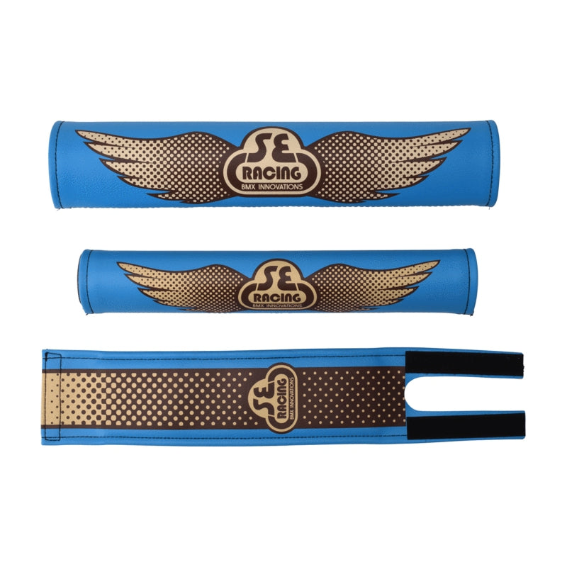 Se bikes Wing Pad Set  Blue/Brown Wing Fade