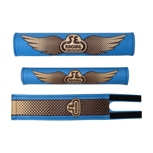 Se bikes Wing Pad Set  Blue/Brown Wing Fade