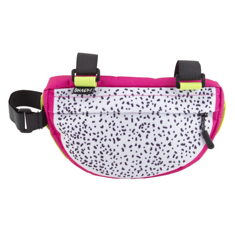Snack! Dragon Fruit Frame Bag Velcro Straps 8x5x1.5` 60 c.i. Dragon Fruit