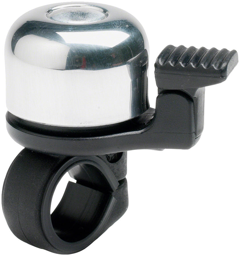 Incredibell Original Bell - 21.7 - 26mm Handlebar Mount - Silver