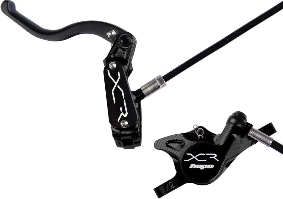Hope XCR Pro X2 Disc Brake and Lever Set - Hydraulic Post Mount - Front, Black