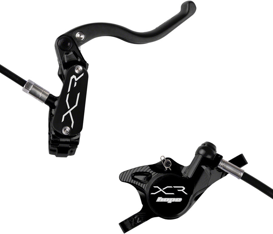Hope XCR Pro X2 Disc Brake and Lever Set - Hydraulic Post Mount - Rear, Black