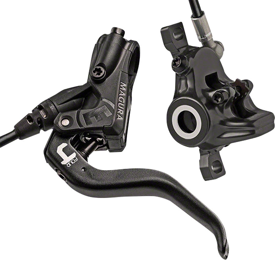 Magura MT4 Disc Brake and Lever - Front or Rear Hydraulic Black - Post Mount