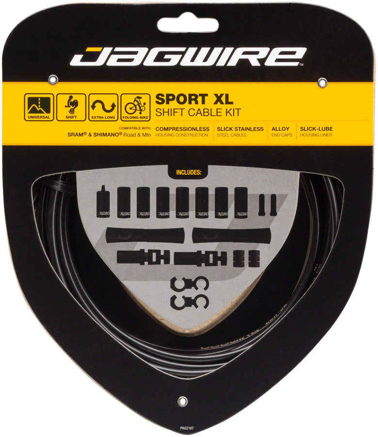 Jagwire Sport XL Shift Cable Kit SRAM/Shimano - Black