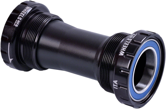 Wheels Manufacturing Italian Threaded Bottom Bracket - ABEC 3 Black - 24mm