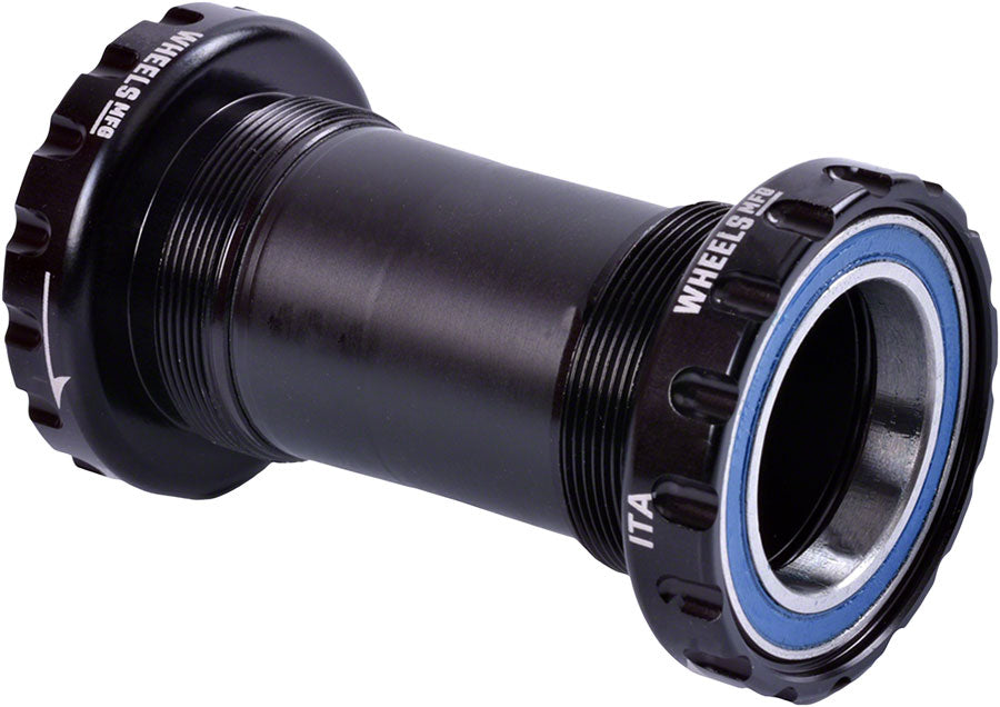 Wheels Manufacturing Italian Threaded Bottom Bracket - ABEC 3 Black - 30mm