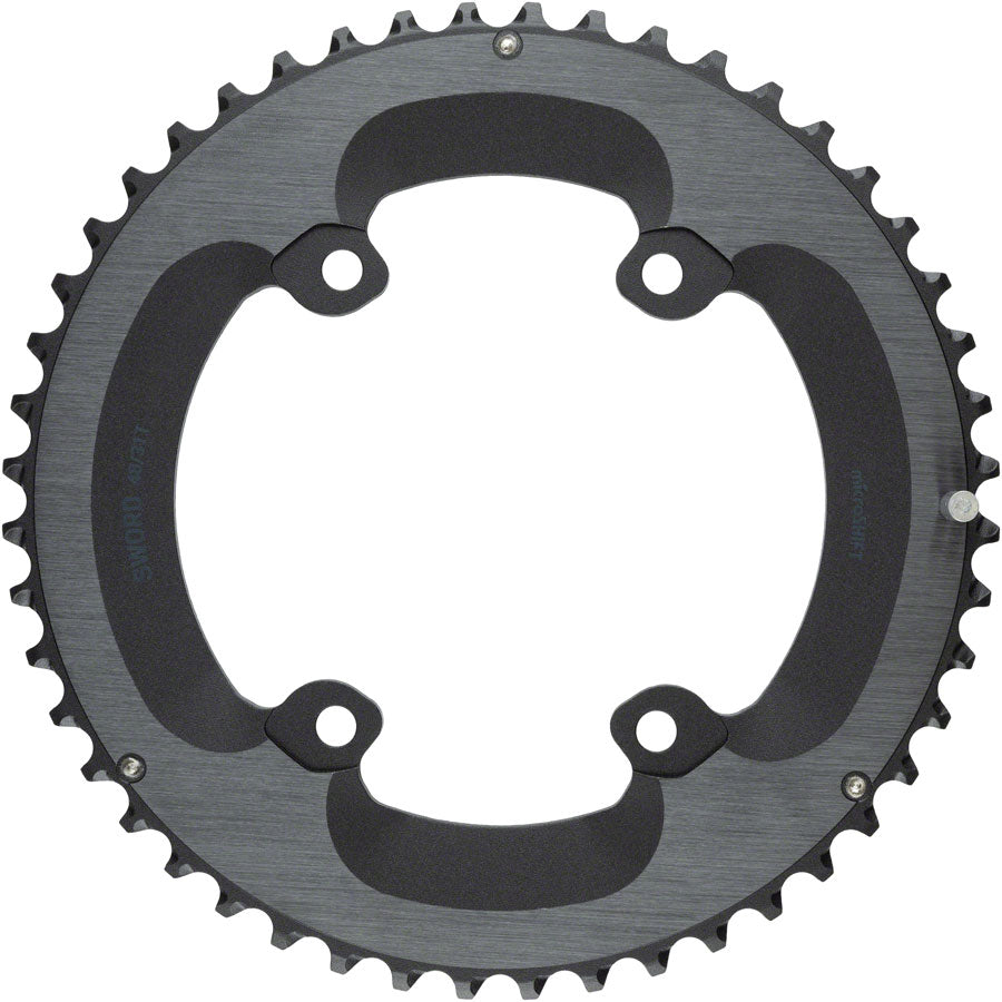 microSHIFT Sword Chainring - Black - 48t, Outer