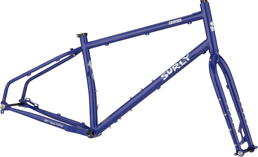 Surly  Grappler Frameset - 27.5, Steel, Subterranean Homesick Blue