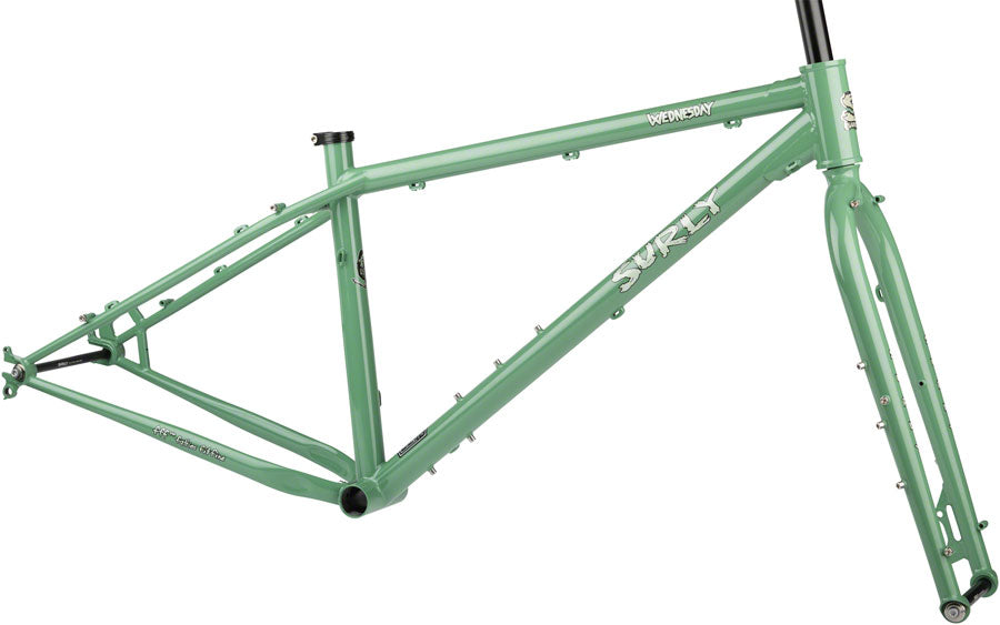 Surly Wednesday Fat Bike Frameset - 26", Steel, Shangri-La Green