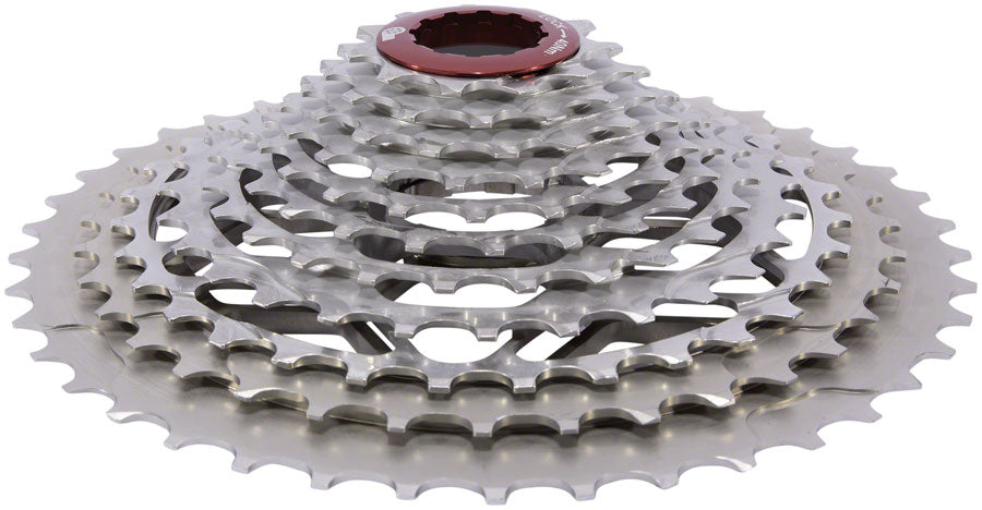 Prestacycle UniBlock Cassette - Silver - 11-Speed, HG 11, 11-40