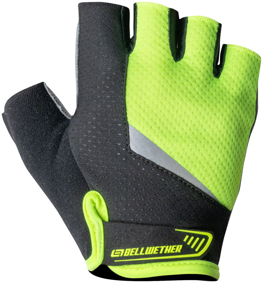 Bellwether Ergo Gel Gloves - Hi-Vis Short Finger Men's Small