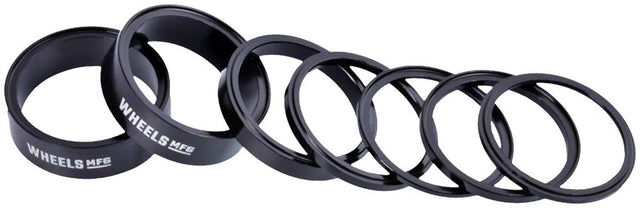 Wheels Manufacturing StackRight Headset Spacer Kit - Black