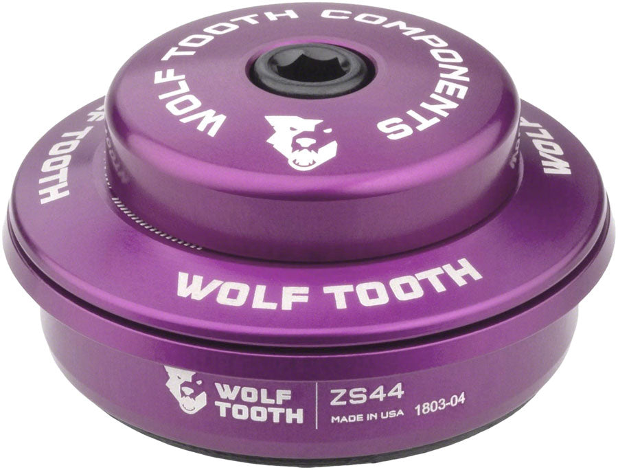 Wolf Tooth Performance Headset - ZS44/28.6 Upper 6mm Stack Ultraviolet Purple