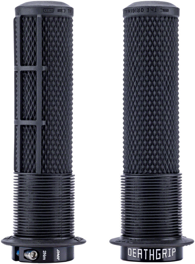 DMR DeathGrip 2 Flanged Grips - Lock-On - Black, Thick (31.3mm)