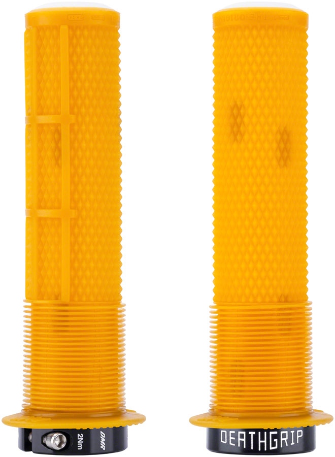 DMR DeathGrip 2 Flanged Grips - Lock-On - Gum, Thick (31.3mm)