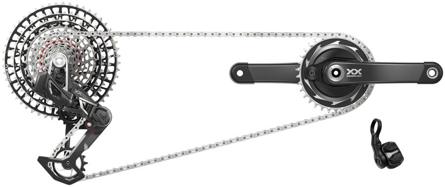 SRAM XX SL T-Type Eagle Transmission Power Meter Group - 165mm