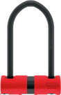 Abus 440A Alarm U-Lock - 4.2 x 6.3", Black/Red, Included