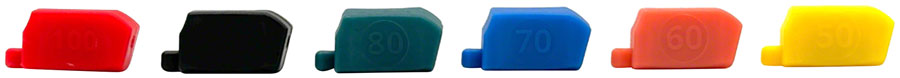 Redshift Sports ShockStop Replacement Elastomer Kit - 55-70mm, 50, 60, 70, 80, 90, 100