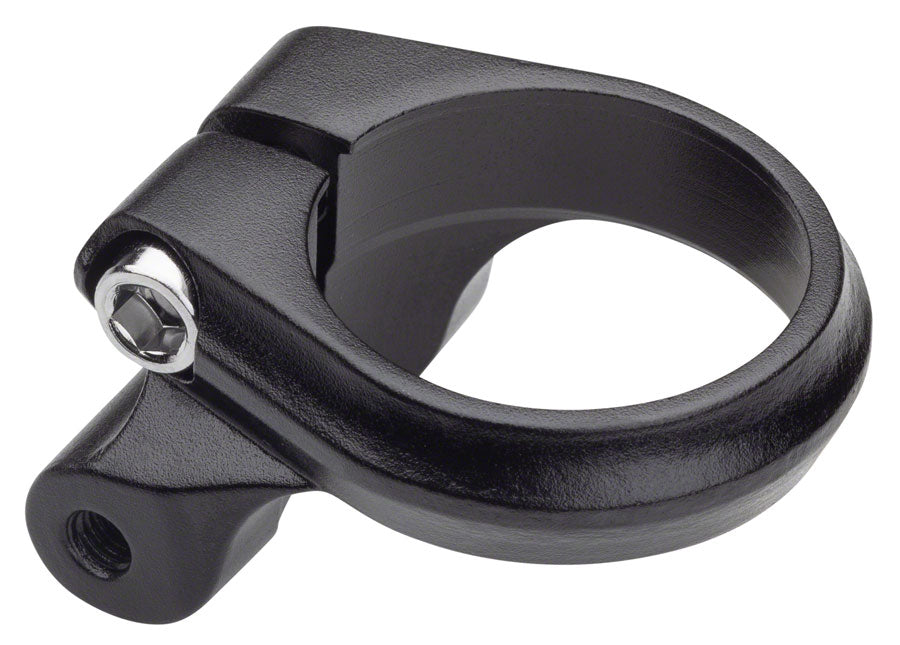 Problem Solvers Seatpost Clamp - 34.9mm Bolt-On Black w/ Rack Mounts