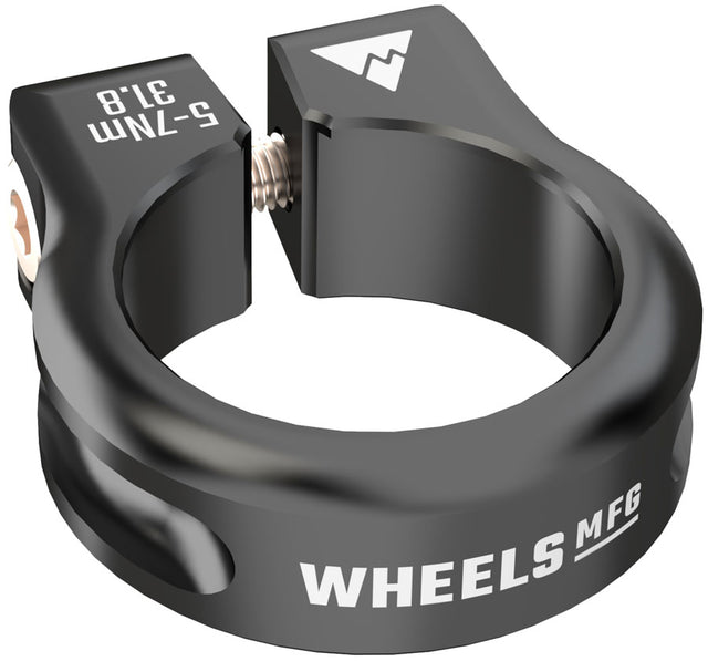 Wheels Manufacturing Seatpost Clamp - 31.8mm Bolt-On Black