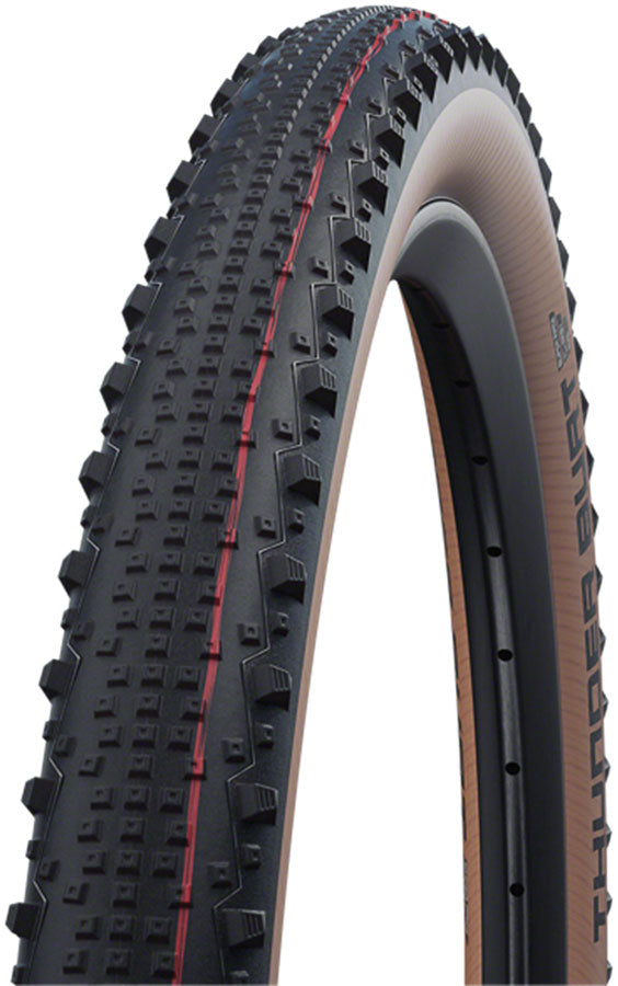 Schwalbe Thunder Burt Tire - Tubeless Folding Addix Speed - 29 x 2.1, Evolution Super Race, Black/Transparent