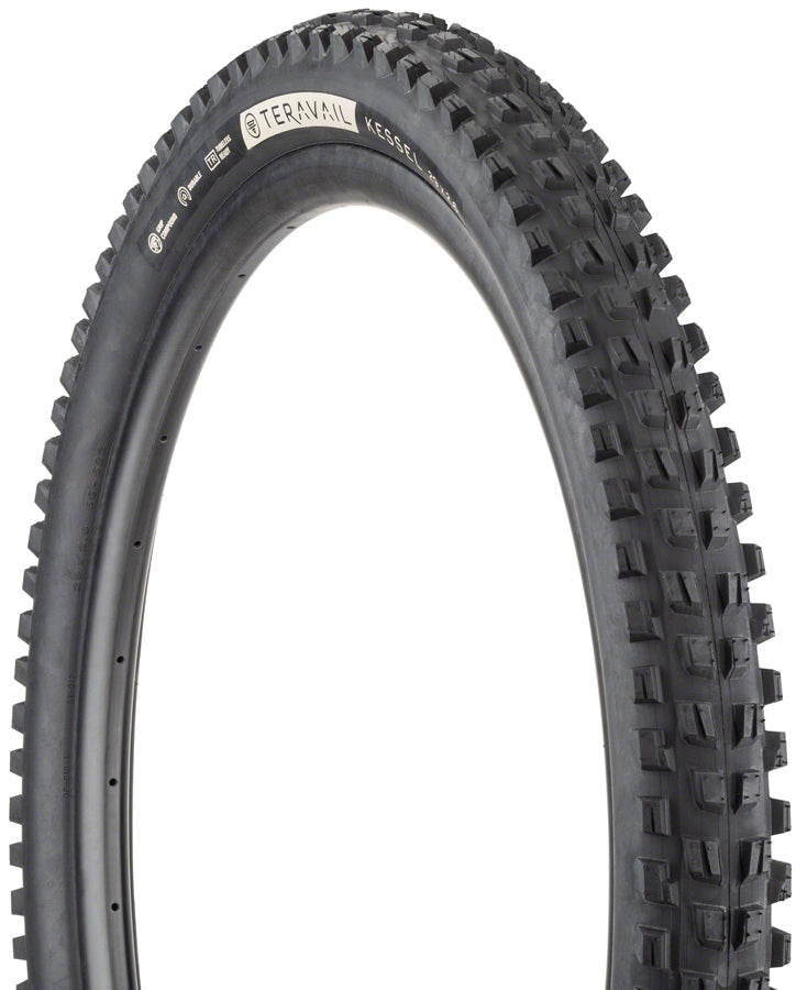 Terail Kessel Tire - Tubeless Folding - 29 x 2.6, Black, Durable