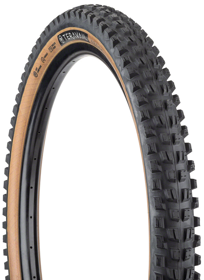 Terail Kessel Tire - Tubeless Folding - 27.5 x 2.5, Tan, Durable
