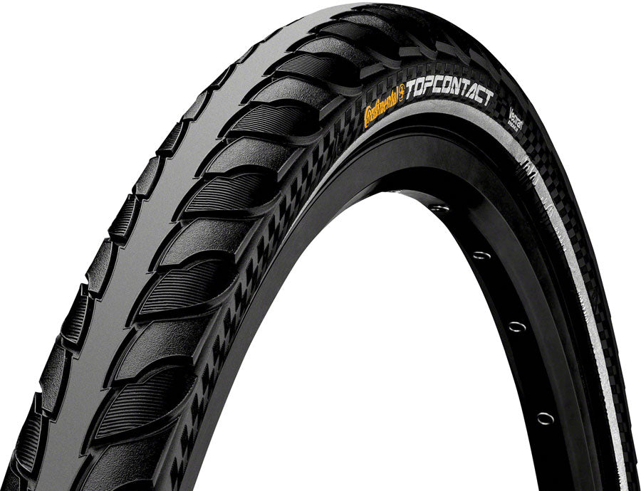 Continental Top Contact II Tire - 700c, Clincher Folding, Black/Reflex Vectran Breaker E50