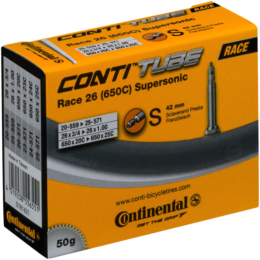Continental Supersonic Tube - Presta Valve - 26 / 650c x 20, 42mm