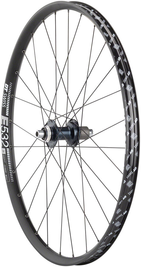 Quality Wheels Shimano SLX/DT E532 Rear Wheel - 12 x 148mm, Center-Lock, Micro Spline, Black