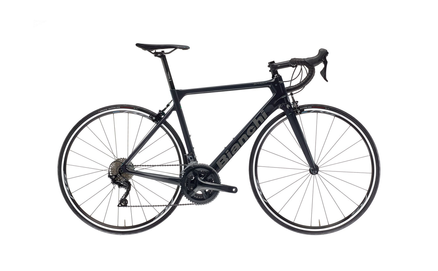 Bianchi Sprint 105 12-Speed Carbon Road Bike: Stylish Performance, Internal Routing