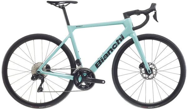 Bianchi Sprint 105 12-Speed Carbon Road Bike: Stylish Performance, Internal Routing