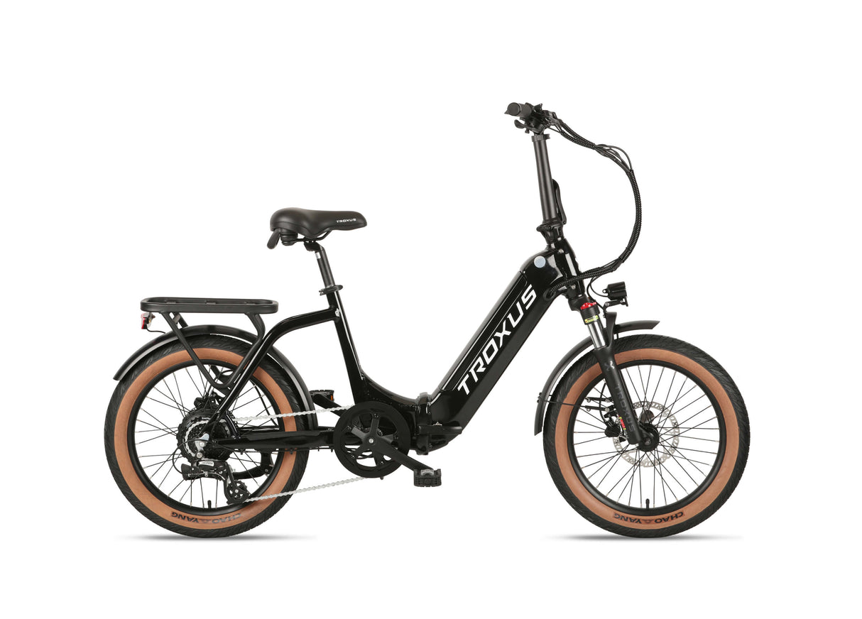 Troxus Lynx Compact Folding Electric Bike: Portable Urban Commuter E-Bike