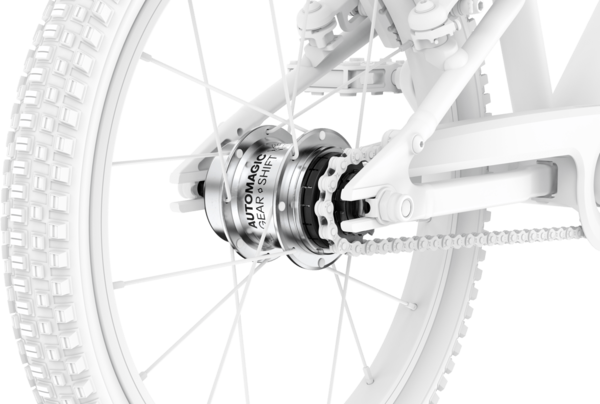 Woom GO 3 AUTOMAGIC 16-inch Lightweight Kids Bike with Automatic 2-Speed Gearing