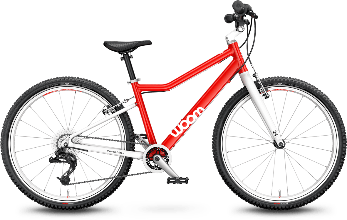 Woom 5 Ultralight 24-inch Kids' 8-Speed Performance Bike for Ages 7-11