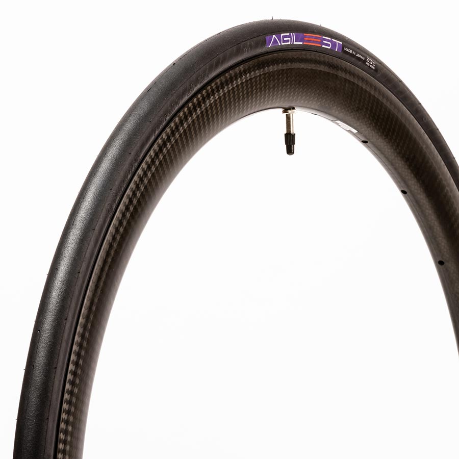 Panaracer Agilest Road Tire 700x25C Folding Clincher ZSG AGILE Advanced Extra Alpha Cord Black