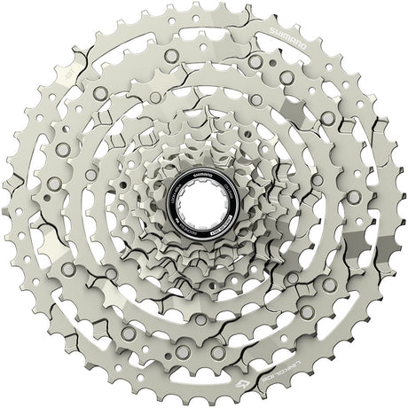 Shimano CUES CS-LG400-10 Cassette - 10-Speed 11-48t LINKGLIDE Silver