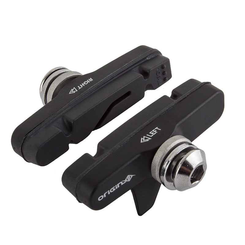 Origin8 Vise Road 1-Piece Pads Universal 55mm All-Weather Alloy+ Black