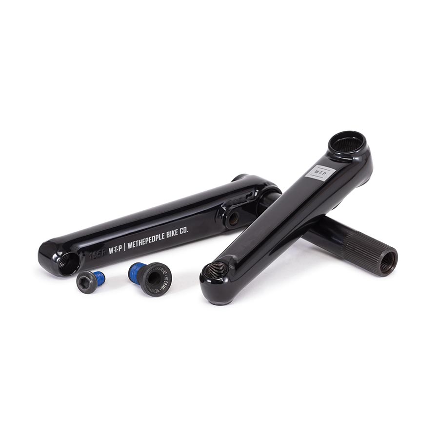We The People Legacy Crankset Spindle: 22mm Black BMX Set