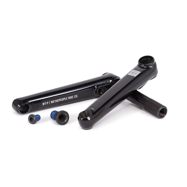 We The People Legacy Crankset Spindle: 22mm Black BMX Set