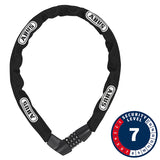 Abus Tresor 1385 Chain Lock Combo 7mm 85cm 2.8' Black