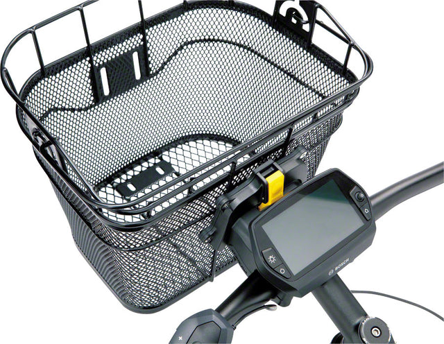 Topeak Front Basket with Fixer 3 Handlebar Bracket: Black